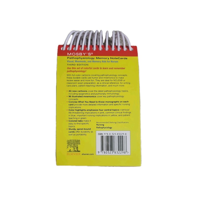 Mosby's® Pathophysiology Memory NoteCards : Visual, Mnemonic, and Memory Aids gallery