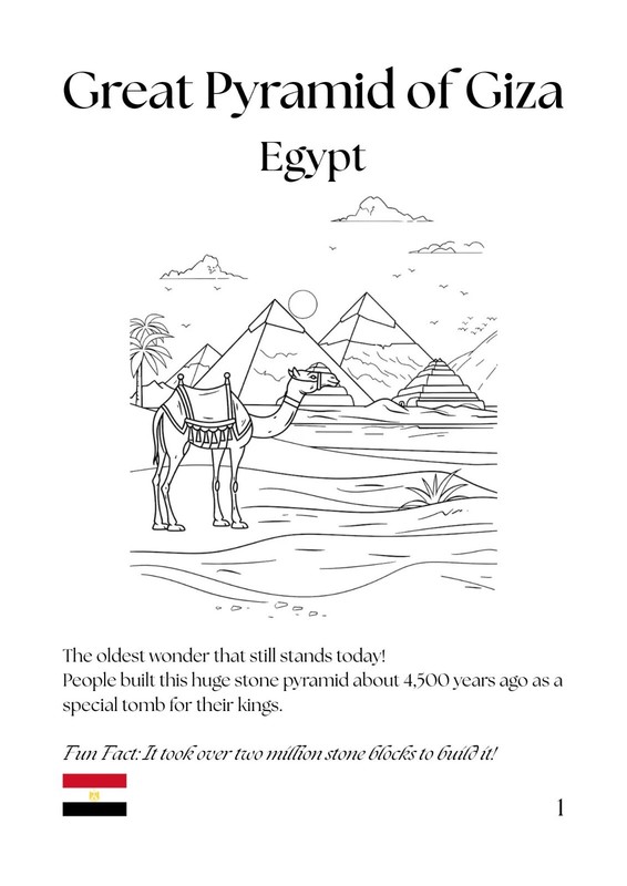 Educational Coloring Book Bundle – 4 Fun Learning Books for Kids Ages 4-8 (PDF) gallery
