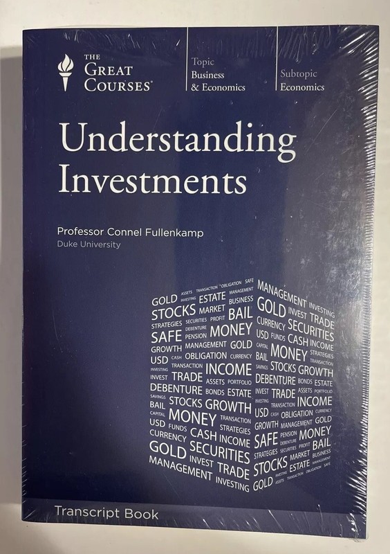 Transcript Understanding Investments by Connel Fullenkamp NEW Great Courses