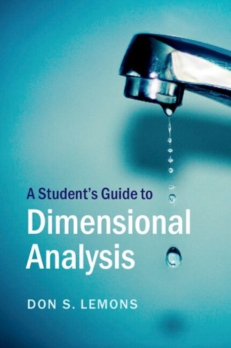 A Student’s Guide to Dimensional Analy… by Lemons, Don S. Paperback / softback