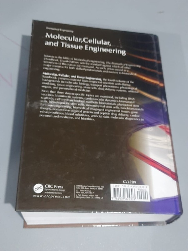 Molecular, Cellular, and Tissue Engineering 4th Edition ISBN 9781439825303 gallery