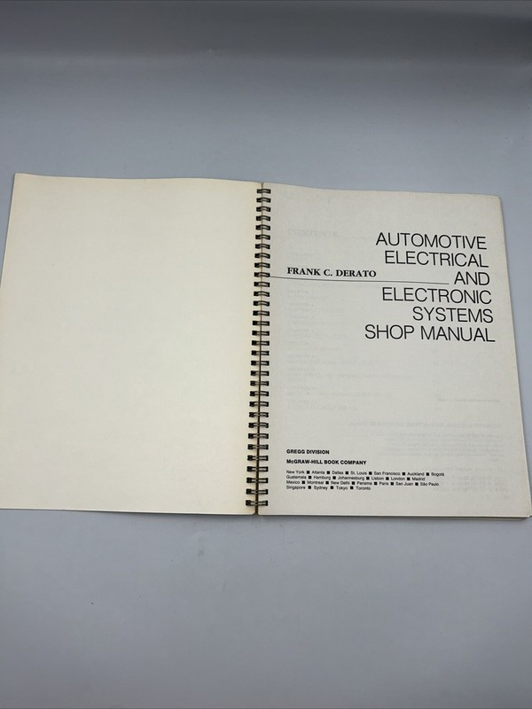 Automotive Electrical And Electronic Systems Shop Ringbound By Frank C Derato gallery