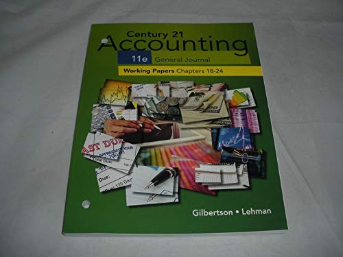 Print Working Papers, Chapters 18-2…, Lehman, Mark W.