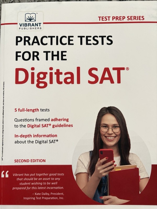 NEW Digital SAT Practice Tests by Vibrant Publishers (2nd Edition)