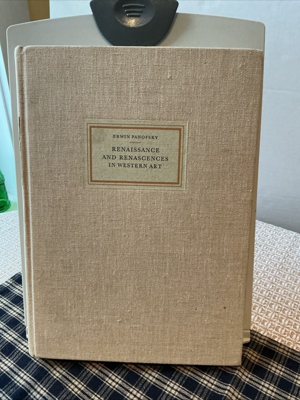 Renaissance And Renascences In Western Art Erwin Panofsky HC/no DJ 2nd 1965 Good