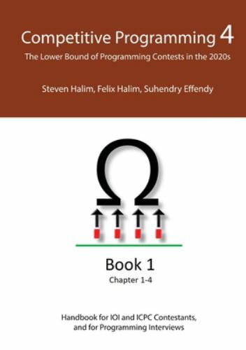 Competitive Programming 4 – Book 1, Brand New, Free shipping in the US