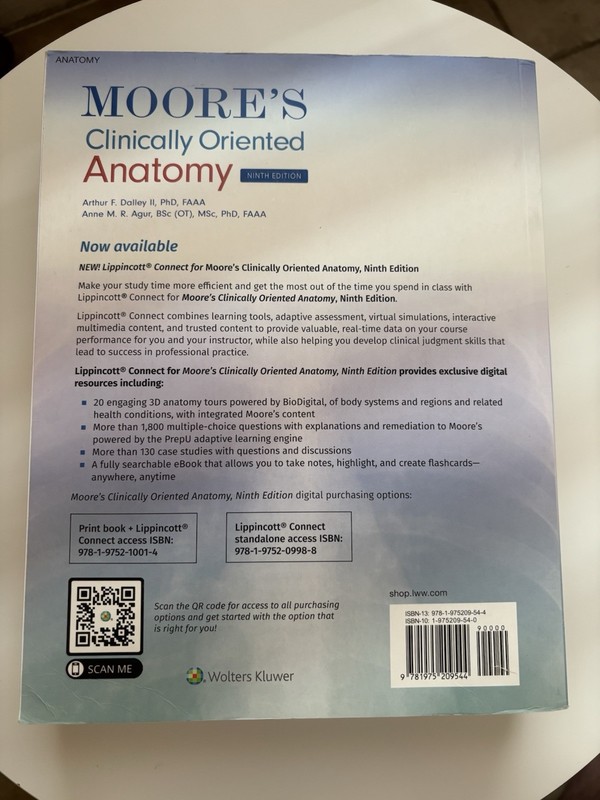 Moore’s Clinically Oriented Anatomy | 9th Ed | A.F Dalley & A.M.R. Agur | gallery