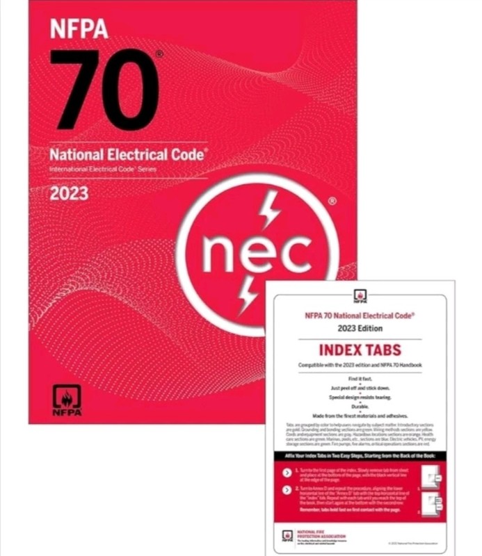 NFPA 70 National Electrical Code Spiral 2023 With Tabs NEC Code Book (US STOCK) gallery