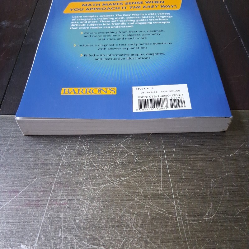 Math The Easy Way 6th Edition by Anthony & Katie Prindle 2019 paperback gallery