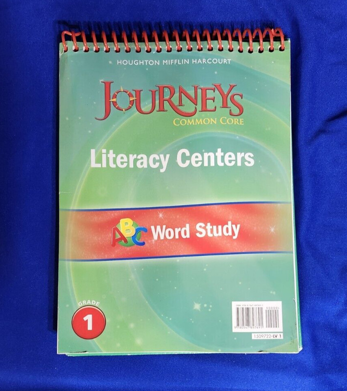 JOURNEYS Grade 1 Common Core Literacy Center FLIP CHART (12' X 9") Lot of 3/LN gallery