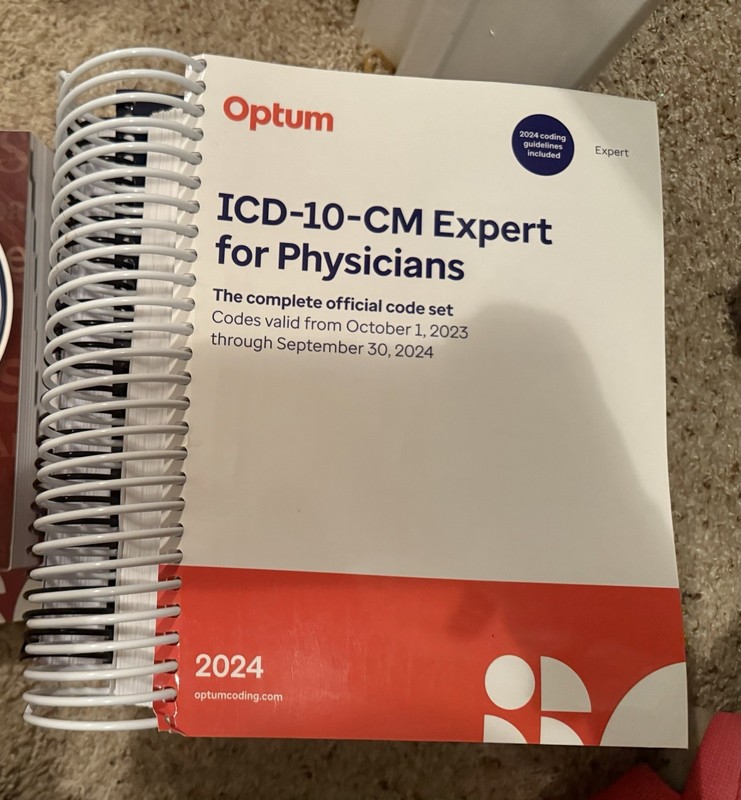 ICD-10-CM And ICD-10-PCS Complete Coding Books, 2024 Spiral Bound Brand New