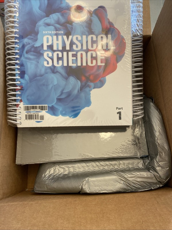 NEW BJU 9th grade 9 PHYSICAL SCIENCE Complete Subject Kit 6th ed CURRENT Box Set gallery