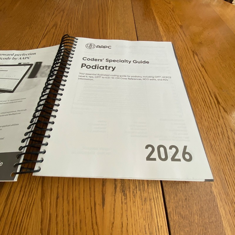 AAPC Coder's Specialty Guide Podiatry 2026 gallery