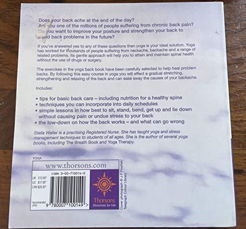 The Yoga Back Book: The Gentle – Paperback – GOOD