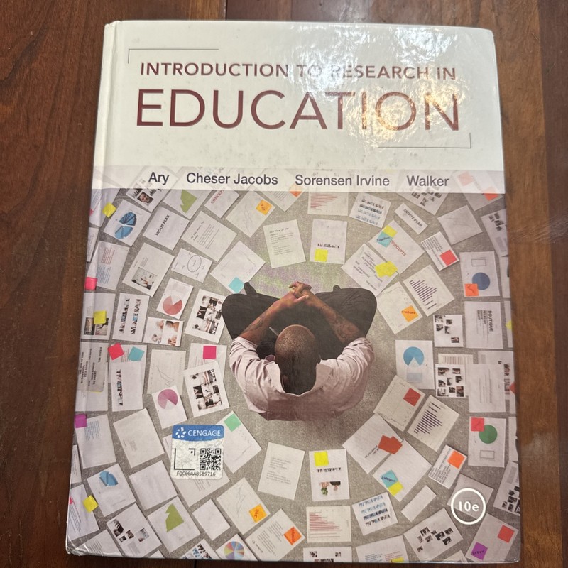 Introduction to Research in Education – Hardcover By Ary, Donald – VERY GOOD