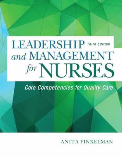 Leadership and Management for – Paperback, by Finkelman Anita – Acceptable n