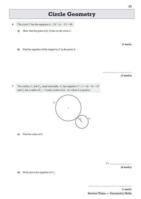 A Level CfE Higher Maths SQA Exam Practice Workbook with Answers Years 11-12 CGP gallery