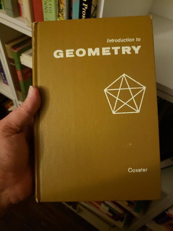 H. S. M. CoxeterIntroduction to Geometry 1969