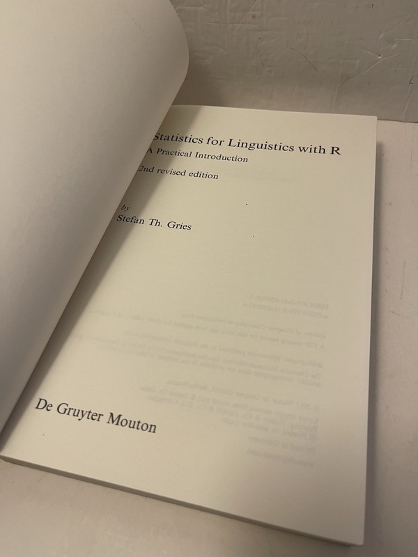 Mouton Textbook Ser.: Statistics for Linguistics with R : A Practical... gallery