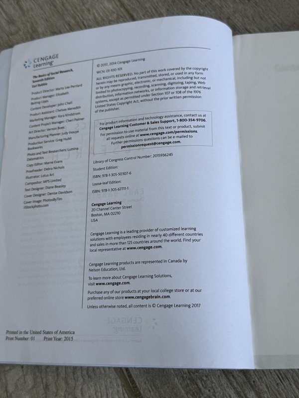 🍏 The Basics of Social Research - Seventh Edition- 7th by Earl R. Babbie gallery