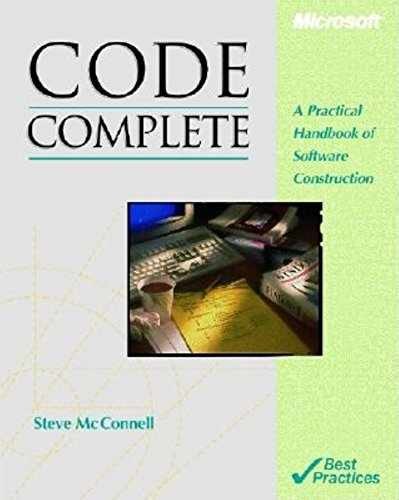 Code Complete – Paperback, by McConnell Steve – Acceptable