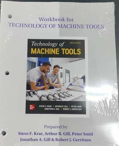 Student Workbook for Technology of – Paperback, by Krar Steve F.; – Very Good