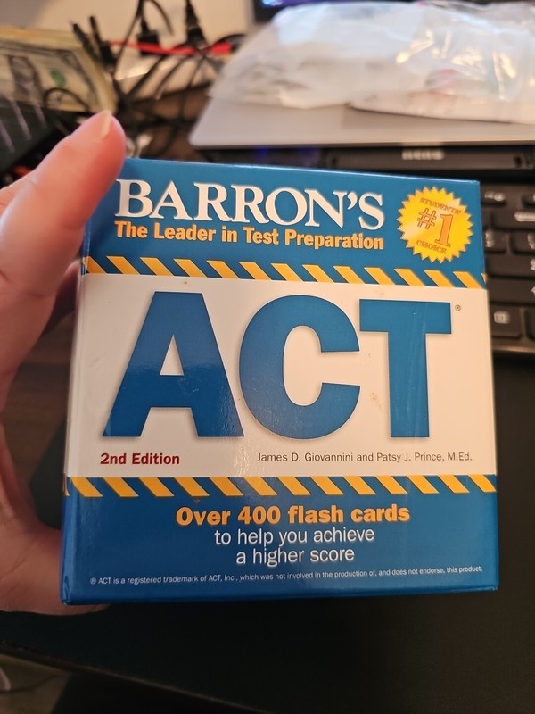 Barron's ACT Flash Cards 2nd Ed, Over 400 Flash Cards gallery