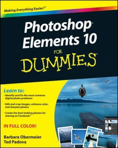Photoshop Elements 10 For Dummies – Paperback By Obermeier, Barbara – VERY GOOD