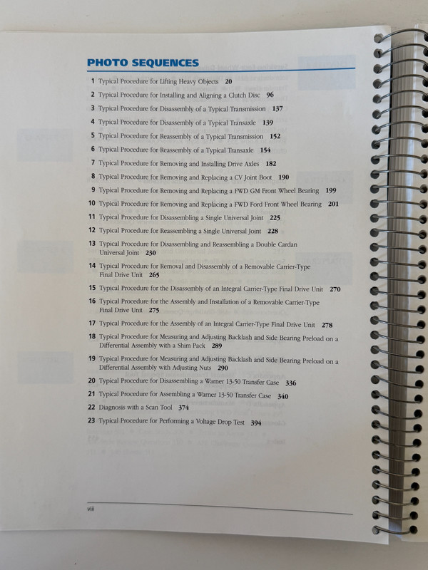 Manual Transmissions & Transaxles 3rd Ed Erjavec Shop + Classroom Set Lot gallery