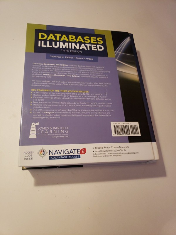 Databases Illuminated by Ricardo, Catherine M., Urban, Susan D. Third 3rd Ed. HC gallery