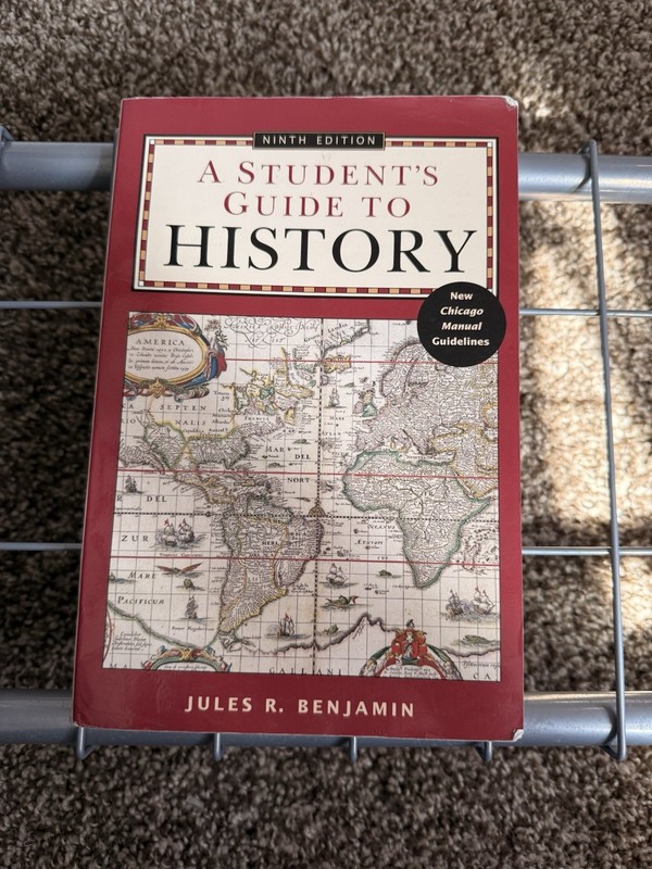 Bedford/St. Martin's Student's Guide to History Ninth Edition Benjamin