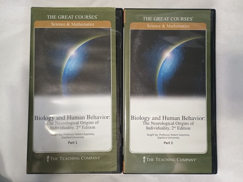 The Great Courses Biology & Human Behavior Guidebook & DVD Part 1 &2