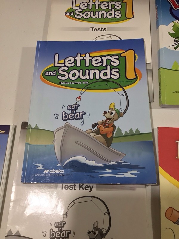 Abeka Letters & Sounds Language Student Teacher Books Lot of 6 gallery