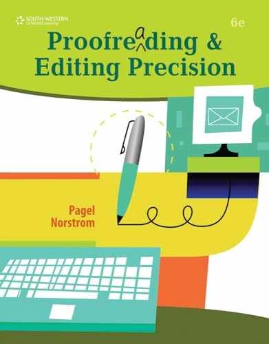Proofreading and Editing Precision – Paperback, by Pagel Larry – Acceptable p