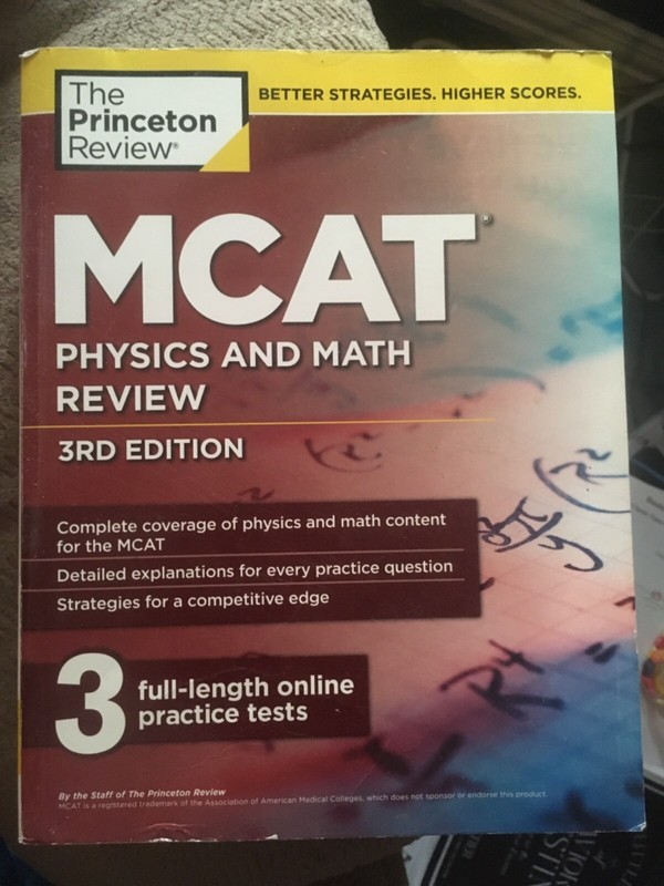 MCAT Physics and Math Review, 3rd Edition (Graduate S… by The Princeton Review
