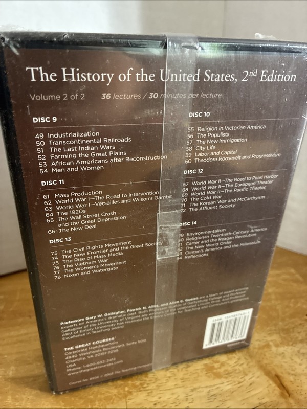New The History of the United States 2nd Edition by Various Guidebook & DVD 2003 gallery