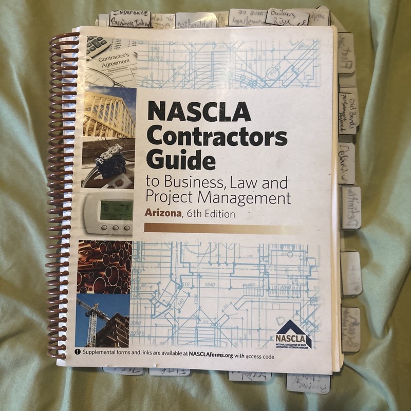 Arizona NASCLA Contractor Guide To Business Law And Project Management