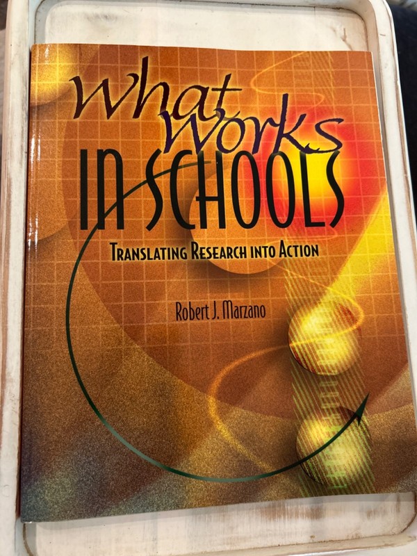 What Works in Schools : Translating Research into Action by Robert J. Marzano…
