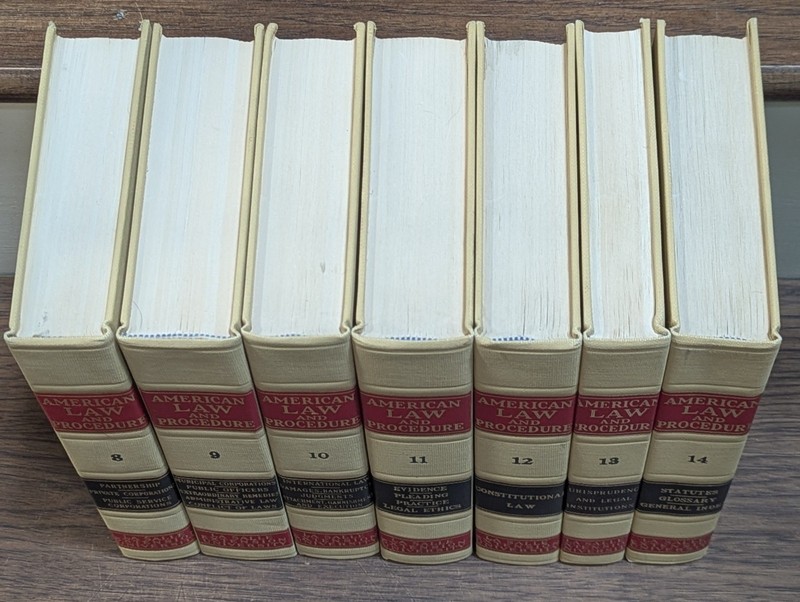 Complete Set American Law & Procedure La Salle Extension University 1962 Vo 1-14 gallery