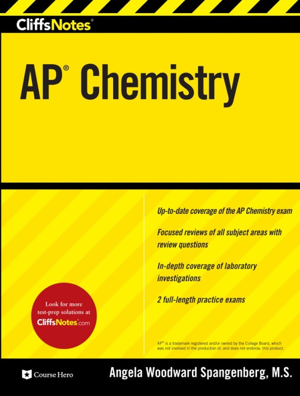 CliffsNotes AP Chemistry (CliffsNotes ) by Angela Woodward Spangenberg M.S.