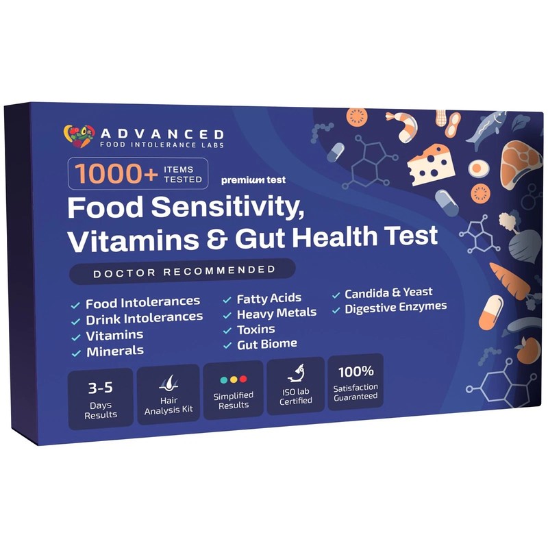 AFIL Food Sensitivity Test Kit 1000+ Items Gluten Intolerance