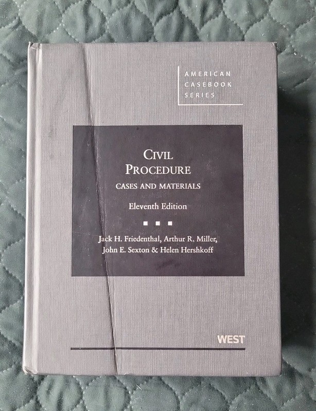 American Casebook Ser.: Civil Procedure, Cases and Materials by Jack H….