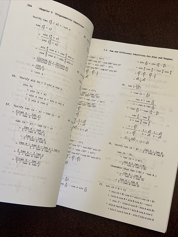 Trigonometry Student Solutions Manual by Lial, Margaret L. gallery