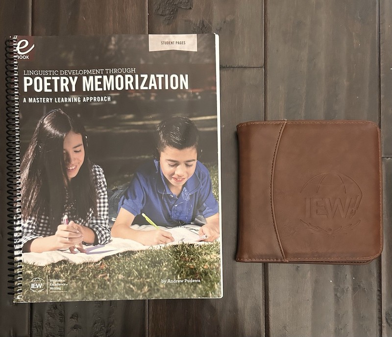 IEW Linguistic Development Through Poetry Memorization Student Pages & DVDs