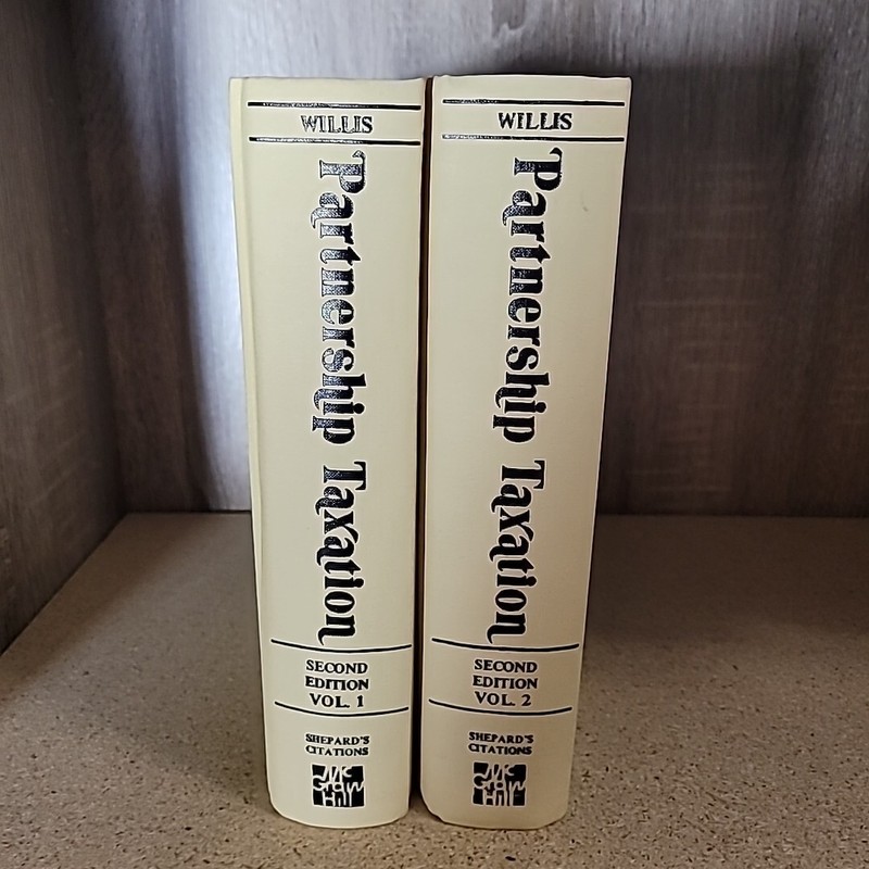 Partnership Taxation 2nd Edition 1976 Arthur Willis Rare