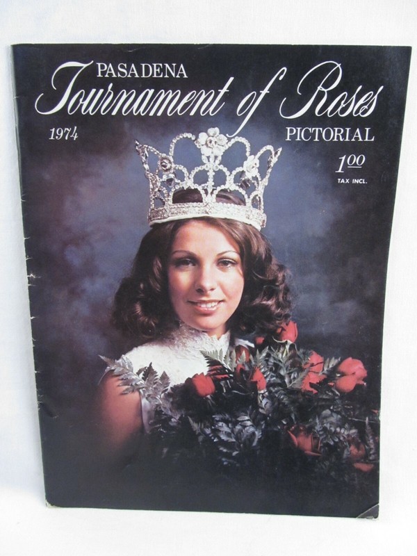 Book 1974 Pictorial PASADENA Tournament of Roses, Souvenier color & B/W 28-pages