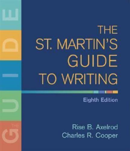 The St. Martin’s Guide to Writing