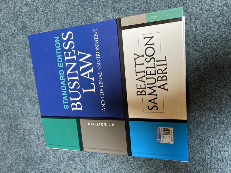 Business Law and the Legal Environment, Standard Edition Hardcove…VERY GOOD gallery