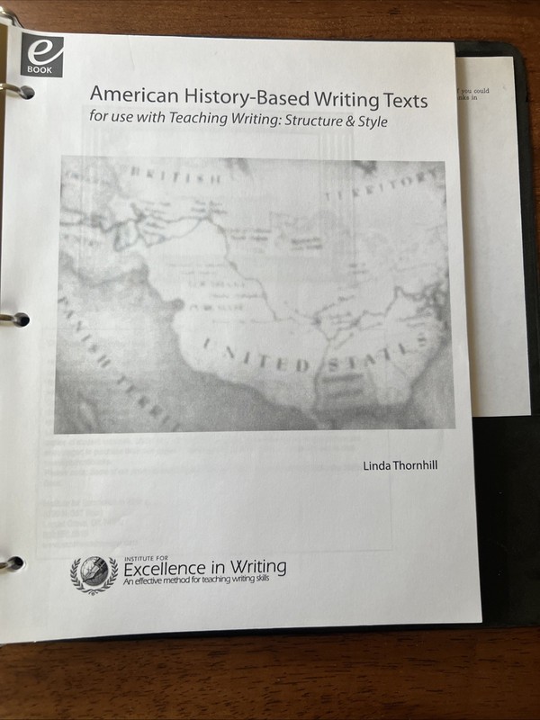 IEW-Teaching Writing: Structure and Style Workbook Binder /DVD Set + Am. History gallery