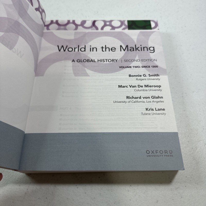 World in the Making: Volume Two since 1300, Smith, Bonnie G.,Van De Mieroop, Mar gallery